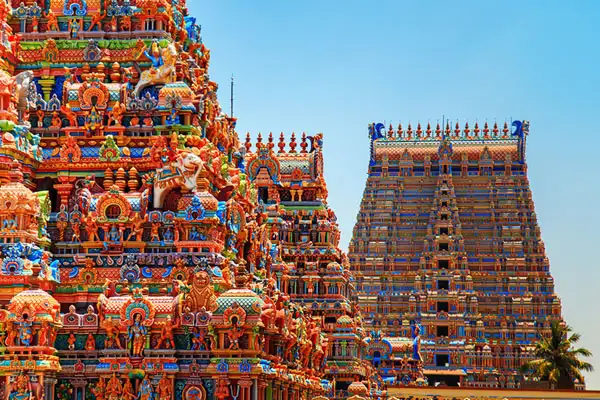 8 Night 9 Days Tour Packages Chennai Mahabalipuram Kanchipuram Tiruvannamalai Chidambaram Thanjavur Trichy Pillayarpatti Madurai Rameshwaram Kanyakumari Trivandrum